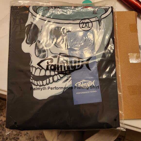 Palmyth Fishing Shirts for Men Long Sleeve UPF 50+ - 2XL -New with Tags - Picture 8 of 8